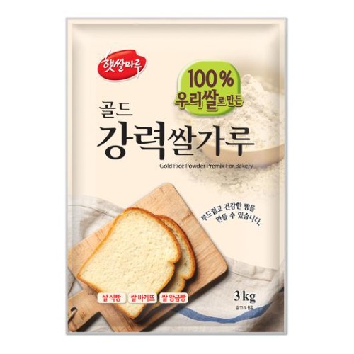 [2/29까지세일] 햇쌀마루 골드강력쌀가루 3kg